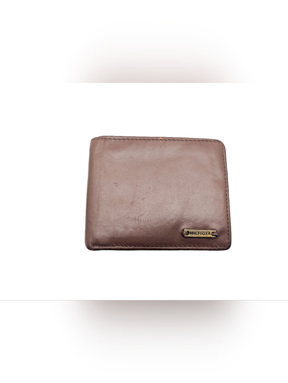 Tommy Hilfiger Brown Leather Card & Key Holder